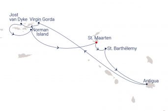 Route SEA CLOUD SPIRIT