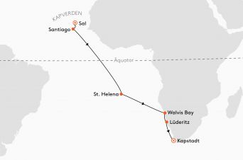 Route HANSEATIC spirit