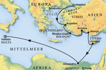 Route MS Alvara