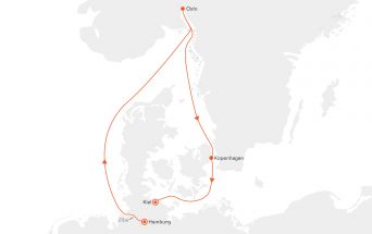 Route MS EUROPA 2