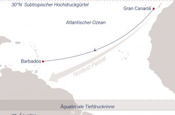Route SEA CLOUD II