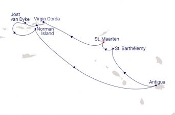 Route SEA CLOUD SPIRIT