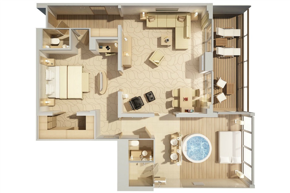 MS EUROPA 2 - Owner Suite