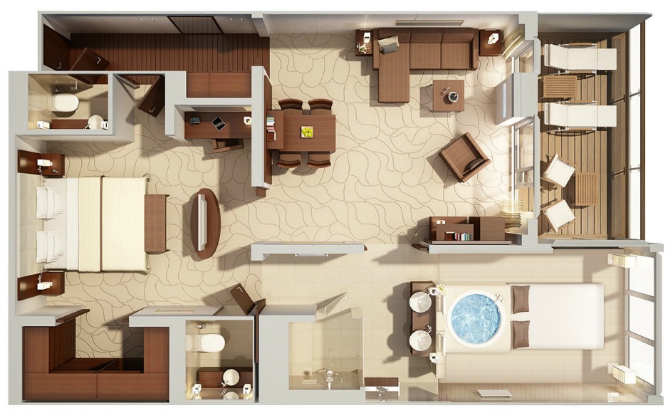 MS EUROPA 2 Grand Penthouse Suite