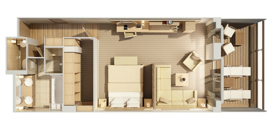 MS EUROPA 2 Penthouse Suite